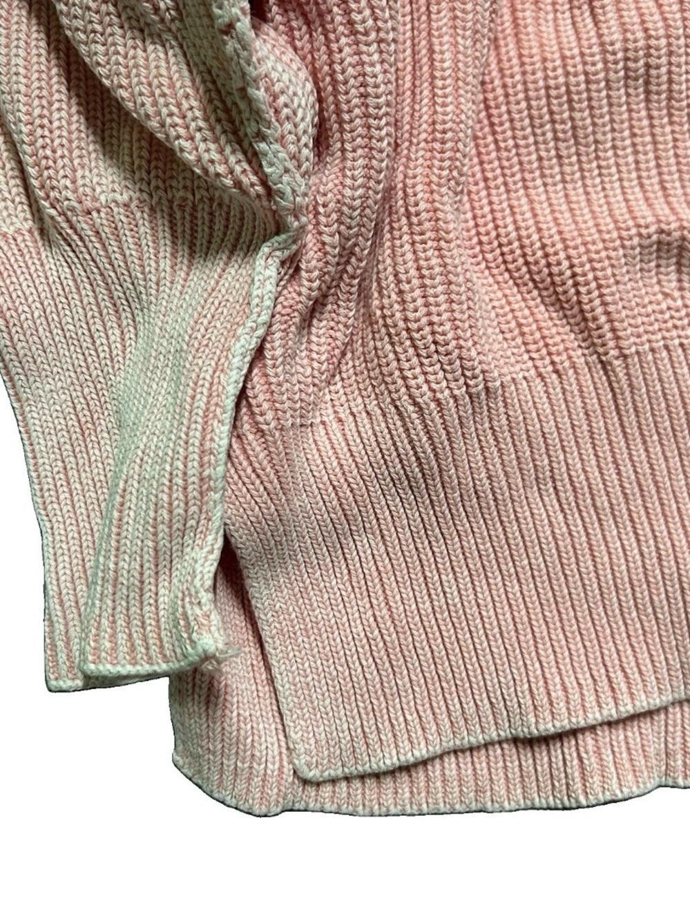 Women’s Aerie Pink Knit 1/4 Zip Pullover Sweater Size XL - Picture 2 of 3